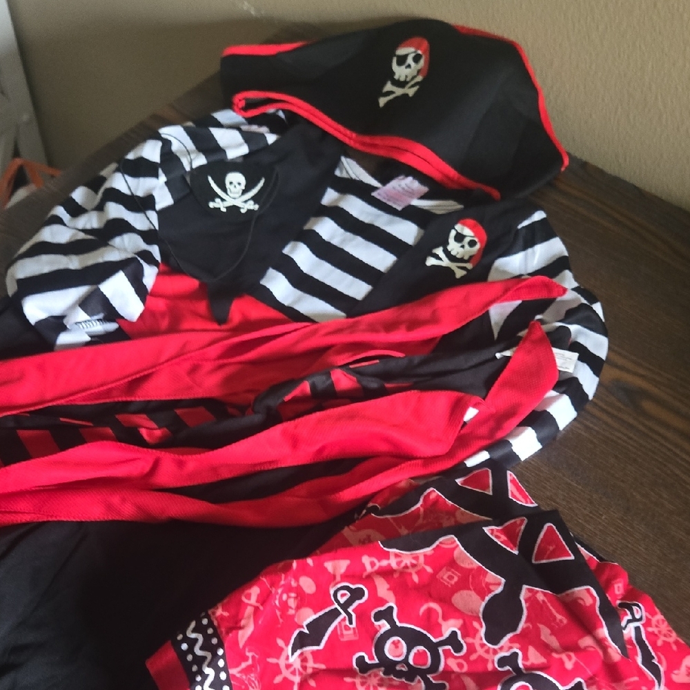 Pirate Costume with Skull Design
